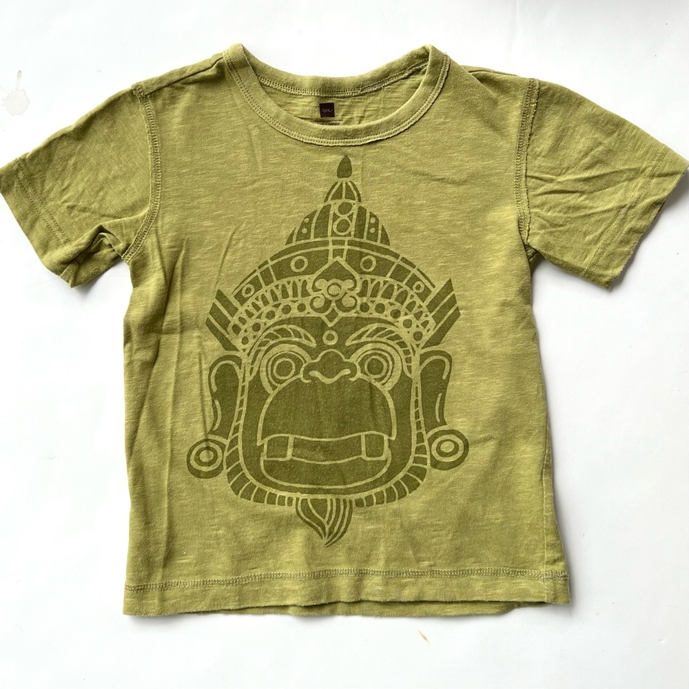 Tea Collection monkey king Graphic Tee size 4